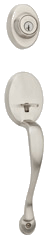Ensemble de poignée Weiser Augusta avec pêne dormant pour porte d'entrée